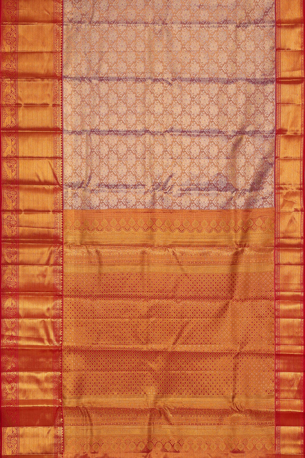Image of Kanchipattu Lavender Tissue Brocade Saree
